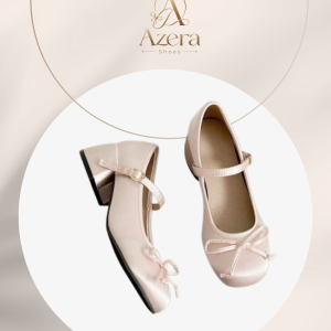 GIÀY CAO GÓT AZERA CLASSIC PEARL PINK