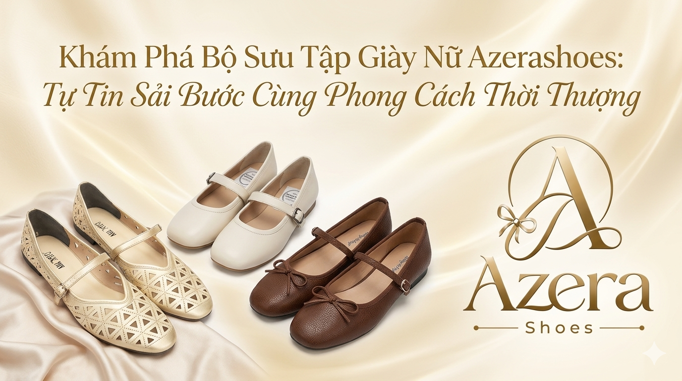 Khám Phá Bộ Sưu Tập Giày Nữ Azerashoes: Tự Tin Sải Bước Cùng Phong Cách Thời Thượng