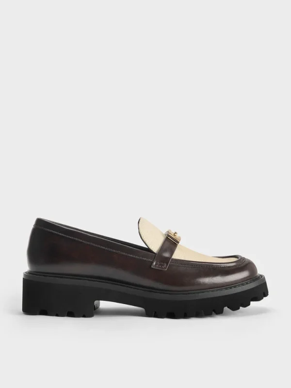 Giày lười Lando Canvas Two-Tone Metallic-Accent