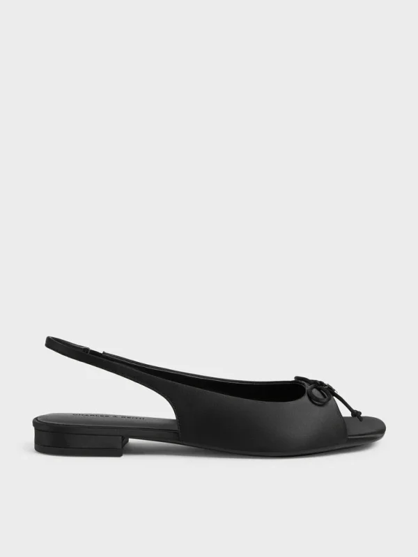 Giày sandals đế thấp Imani Satin