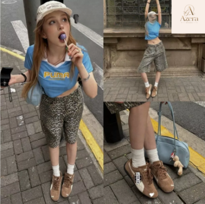 phối đồ với giày thể thao